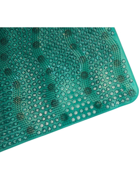 Alfombrilla de Baño Antideslizante Dependable 70 x 38 cm Verde Teal
