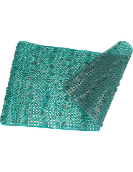 Alfombrilla de Baño Antideslizante Dependable 70 x 38 cm Verde Teal