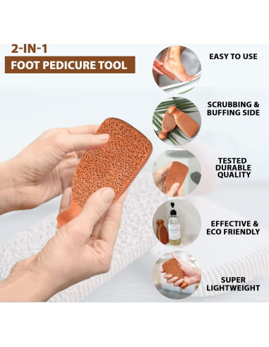 Piedra Pómez Exfoliante LOVE PUMICE para Pies y Manos