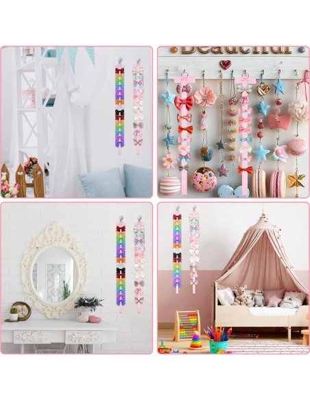 Organizador de Lazos Rosa Yuomeaz - 5 Piezas 101 cm