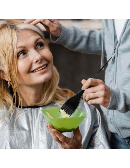Set de 3 Brochas para Tinte de Cabello - Aplicación Profesional