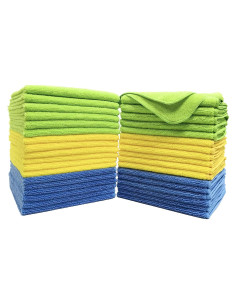 Toalla de limpieza microfibra POLYTE Premium 40.6x40.6 cm 36 unidades
