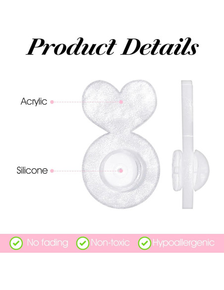 36 Respaldo de Aretes de Silicona en Forma de Corazón Sorcristy 36 Respaldo de Aretes de Silicona en Forma de Corazón Sorcristy
