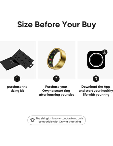 Kit de Tamaño Anillo Inteligente Orvyna - Ajuste Perfecto