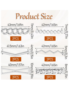 6 PARES Clips Decorativos para Cordones de Zapatos Dorados 2