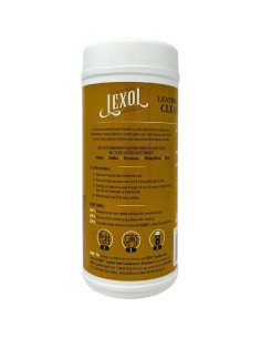 Toallitas Limpiadoras de Cuero Lexol - 75 Toallitas Pre-Mojadas 2