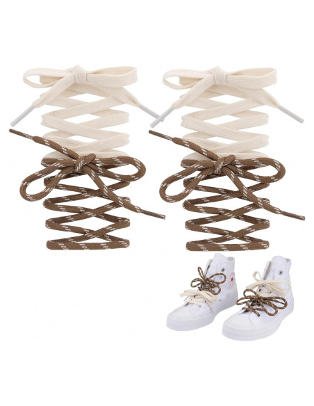 Cuerdas de Zapato Multi Color 100cm - Reemplazo para Zapatillas y Botas