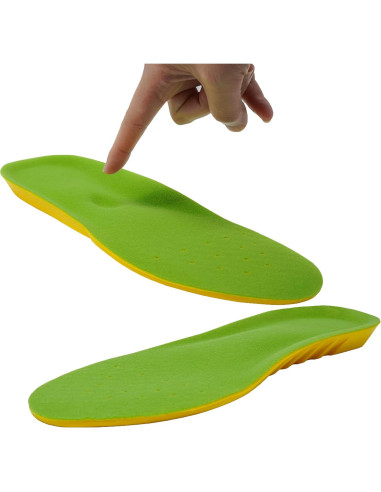 Plantillas Ortopédicas Happystep PU Memoria Hombre 13-15 Verde