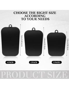 Inserciones de Forma para Botas Negras - 8 Pcs Multitamaño 2