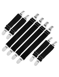 Clips de Garter Boao 8 Pcs Ajustables para Botas y Pantalones