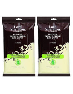 Toallitas de Limpieza y Brillo de Cuero Lord Sheraton - 48 Unidades