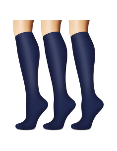 Calcetines de Compresión Sooverki para Correr y Atletismo - 3 Pares