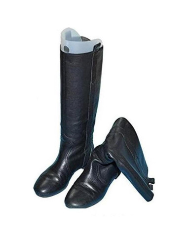 Soporte para Botines Elandy - 2 Pares, 18 Pulgadas, Negro y Transparente