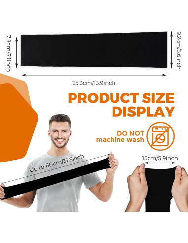 Mangas para Brazos AURUZA UV UPF 50 - 5 Pares Negros