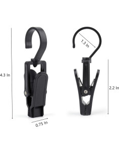 Ganchos de Ropa Giratorios Frcctre 60 Piezas 10.9 cm 2