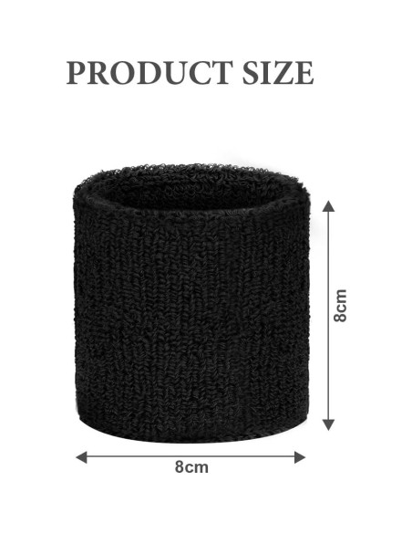 Conjunto de Muñequera Deportiva Aucuu 2PCS Absorbentes