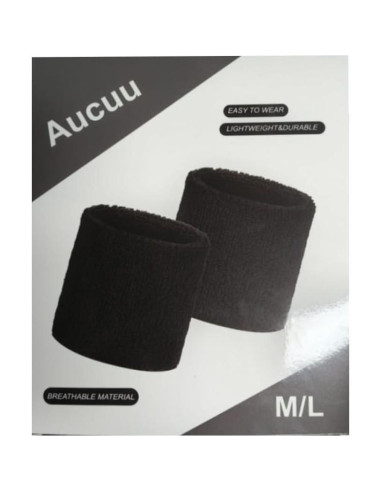 Conjunto de Muñequera Deportiva Aucuu 2PCS Absorbentes