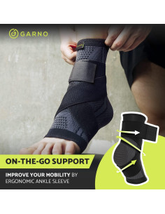 Faja para Tobillo GARNO - Compresión Ajustable Unisex, Alivio Fascitis Plantar 2