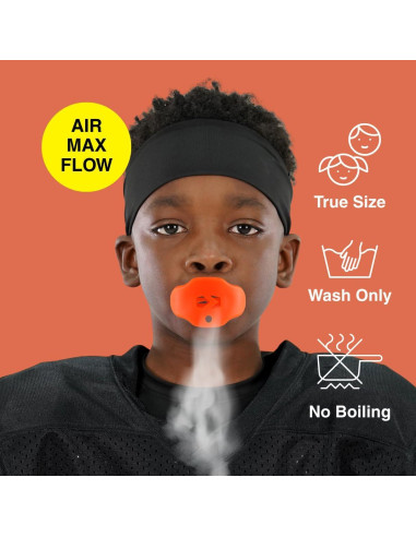 Protector Bucal para Niños SLEEFS Naranja - Sin Hervir, Ajuste Cómodo