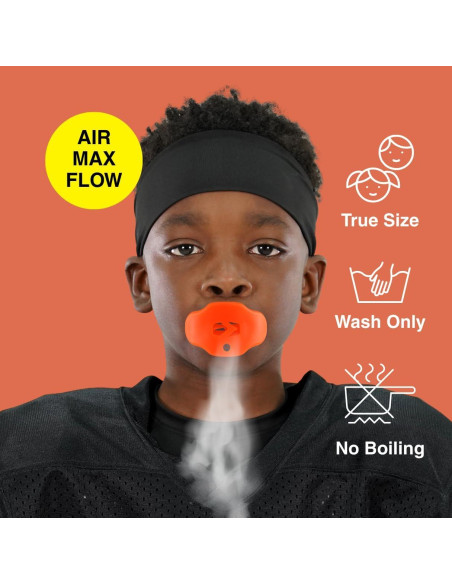 Protector Bucal para Niños SLEEFS Naranja - Sin Hervir, Ajuste Cómodo