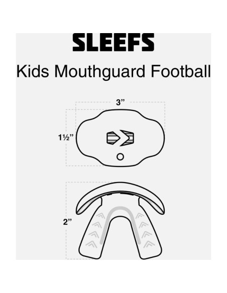 Protector Bucal para Niños SLEEFS Naranja - Sin Hervir, Ajuste Cómodo