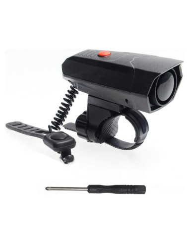 Timbre Eléctrico Coolrunner para Bicicleta - 6 Modos, 100-120 dB