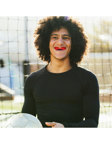 Paquete de 30 Protectores Bucales Rojos Silicona YOFOBU