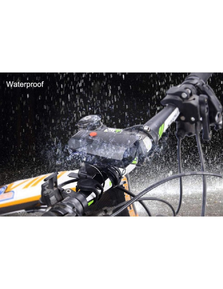 Timbre Eléctrico Coolrunner para Bicicleta - 6 Modos, 100-120 dB