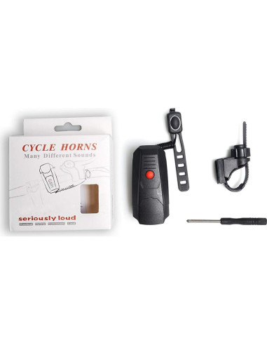 Timbre Eléctrico Coolrunner para Bicicleta - 6 Modos, 100-120 dB