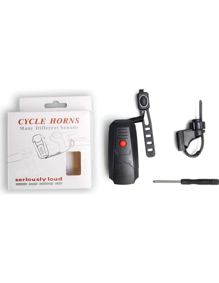 Timbre Eléctrico Coolrunner para Bicicleta - 6 Modos, 100-120 dB
