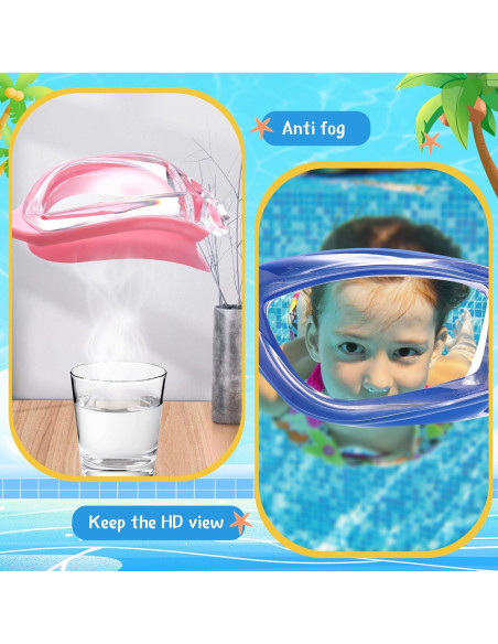 Gafas de natación Flutesan 6 Pack Adultos Niños Antivaho