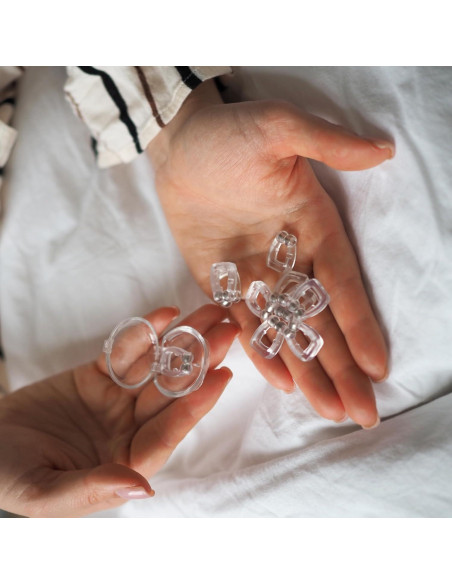 Paquete de 6 Clips Nasales Magnéticos Mobi Lock - Silicona Reutilizable