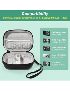 Funda Dura Compacta ProCase para Cámara Digital Kodak - Negro 2