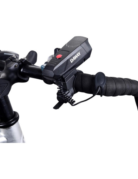 Bocina Eléctrica DAWAY A14 110dB para Bicicleta - 5 Modos