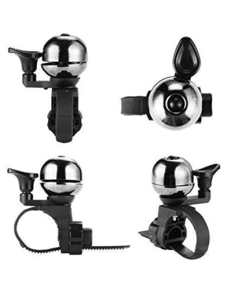 Campana de Bicicleta Accmor Ajustable Gris Titanio 16-38mm