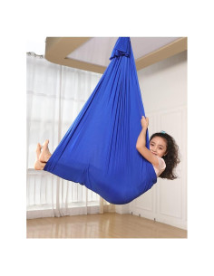 Hamaca Sensorial Ajustable Yosogo Azul para Niños y Adultos