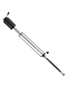 Bomba de Mano LEZYNE HV 90psi para Bicicleta - Aluminio Gris