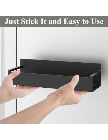 Soporte Magnético para Tazas HuggieGems - Paquete de 4, Negro