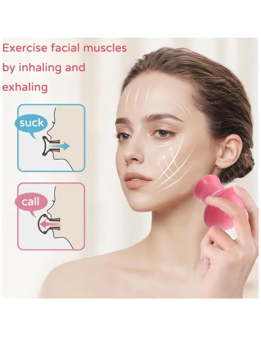 Ejercitador Facial Hinbkenla para Doble Mentón y Mandíbula