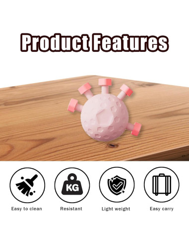 Fortalecedor de Agarre de Dedos Eastrpupira Rosa 0.14 kg