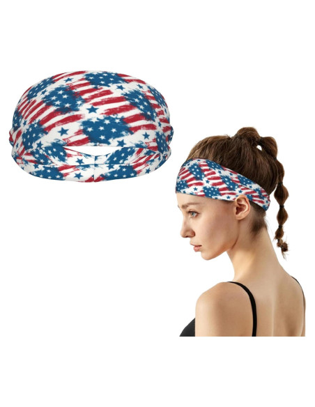 Cinta para la cabeza deportiva Genérico Bandera Unisex