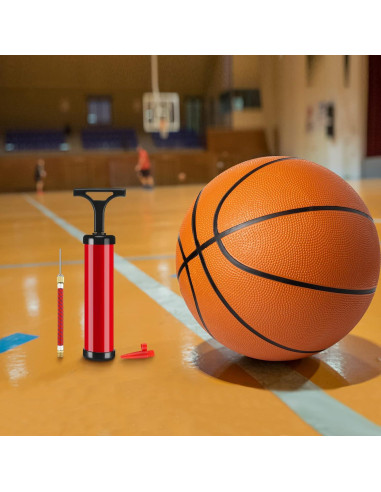 Bomba de Aire Manual Chumia 8 Juegos con Agujas y Manguera 25.4 cm