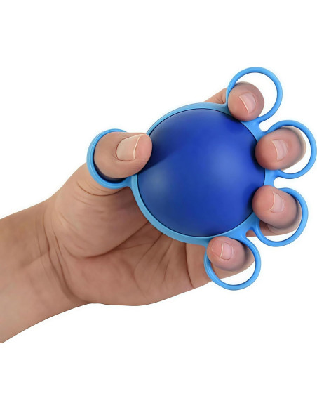 Pelota de Fortalecimiento de Mano Komost 50g Azul Ergonómica