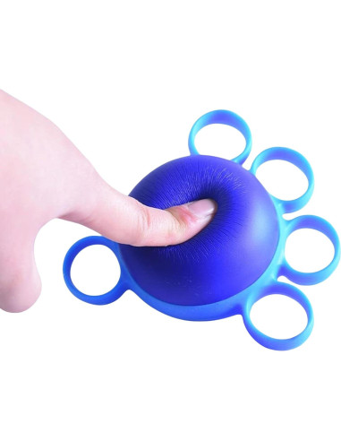 Pelota de Fortalecimiento de Mano Komost 50g Azul Ergonómica