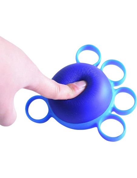 Pelota de Fortalecimiento de Mano Komost 50g Azul Ergonómica