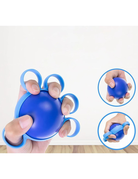Pelota de Fortalecimiento de Mano Komost 50g Azul Ergonómica