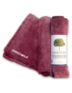Toalla de Mano JadeYoga Antideslizante Microfibra 35x61 cm Frambuesa