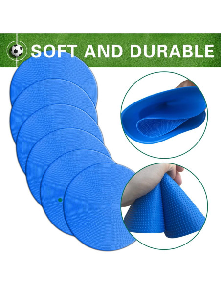 Marcadores de Agilidad PIKZH 12 Pcs 22.86 cm Antideslizantes