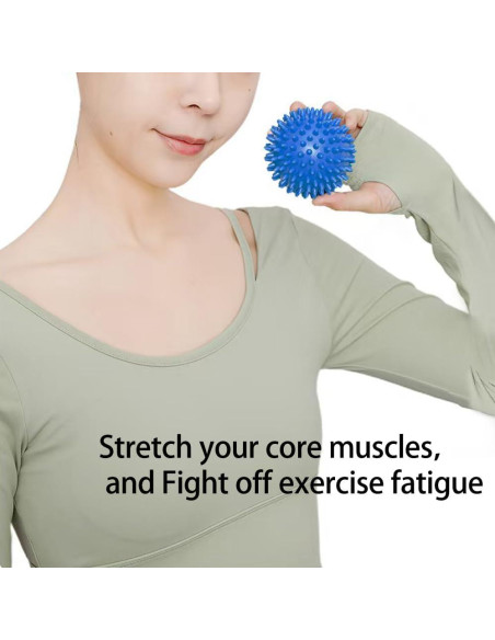 Juego de Pelotas de Masaje Espinosas ZXJHGXS 3 Piezas Alivio Dolor