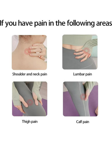 Juego de Pelotas de Masaje Espinosas ZXJHGXS 3 Piezas Alivio Dolor